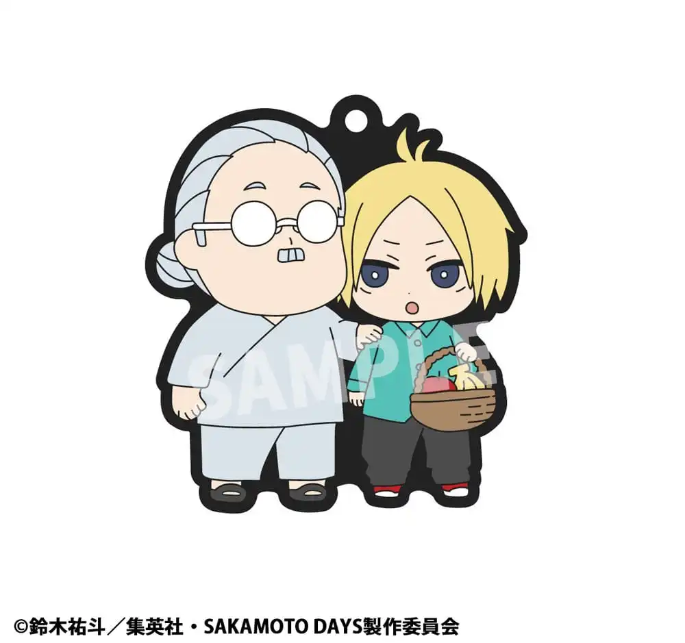 Sakamoto Days Rubber Mascot Buddycolle Rubber Charms Vol. 2 7 cm - 1 Unidade